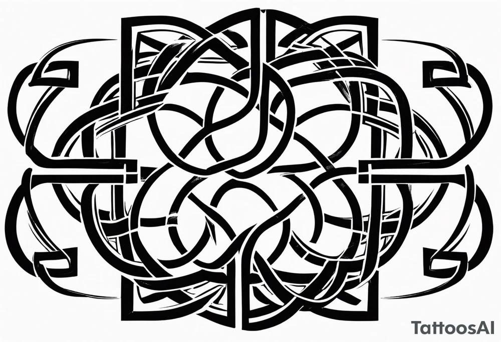 Celtic knot design. tattoo idea