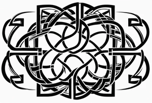 Celtic knot design. tattoo idea