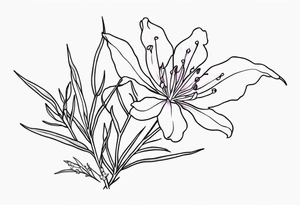 ocean fireweed tattoo idea