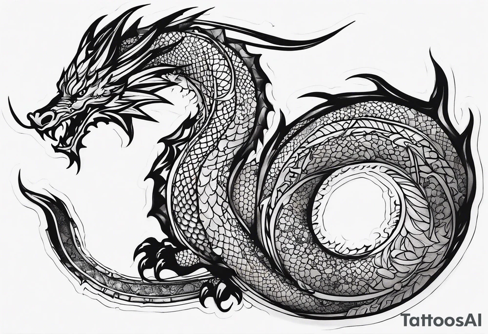 Dragon tattoo idea