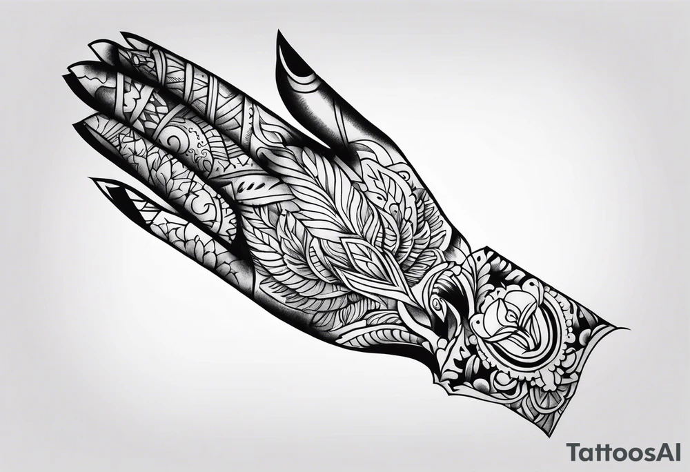 Hand tattoo tattoo idea