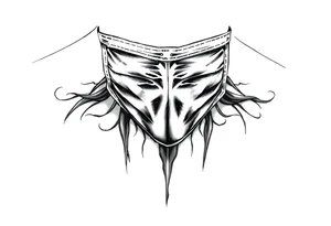 Mask your pain tattoo idea
