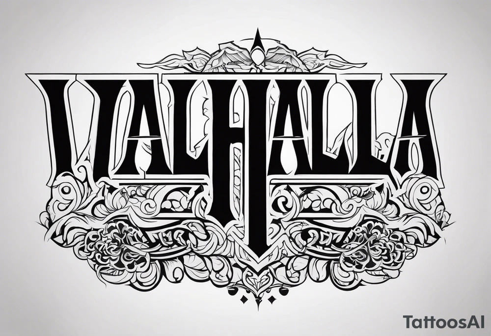 Valhalla tattoo idea