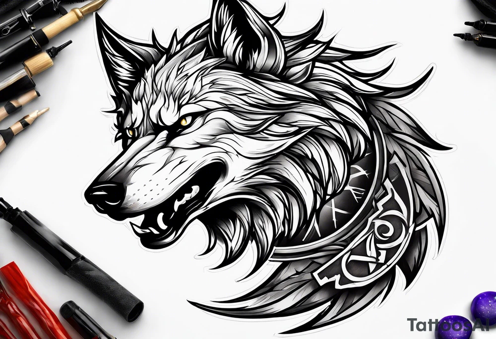 Fenrir tattoo idea