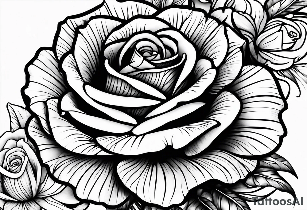 Chelsea, rose, name tattoo tattoo idea
