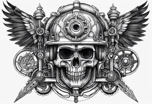 Adeptus mechanicus symbol tattoo idea