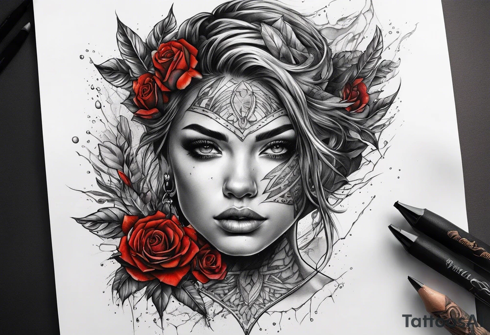 Wound tattoo design tattoo idea