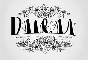 A tattoo with the phrase: Давай, мала, палай. It must contain the phrase tattoo idea