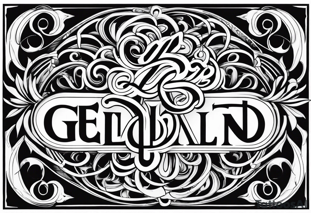 But God; tattoo idea