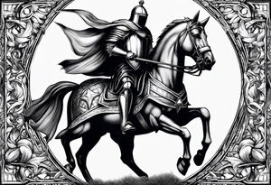 knight, crusader tattoo idea