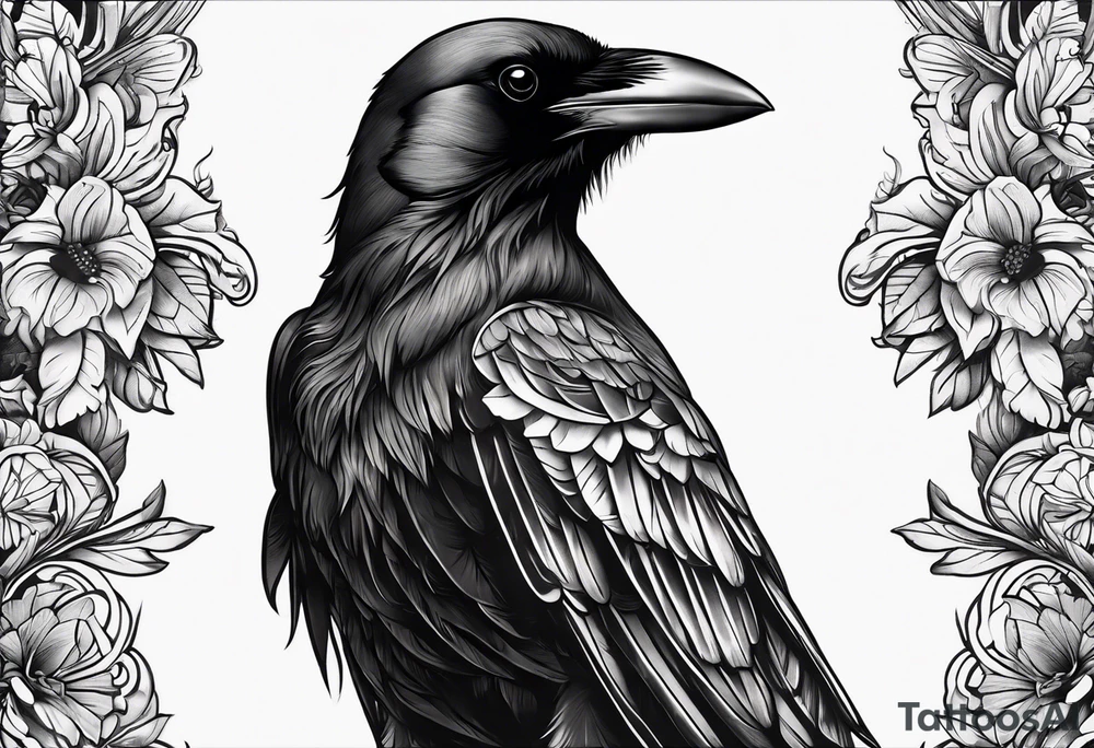Crow tattoo idea