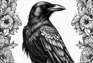 Crow tattoo idea