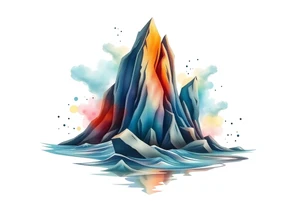 water-demo rise up out of the river. tattoo idea