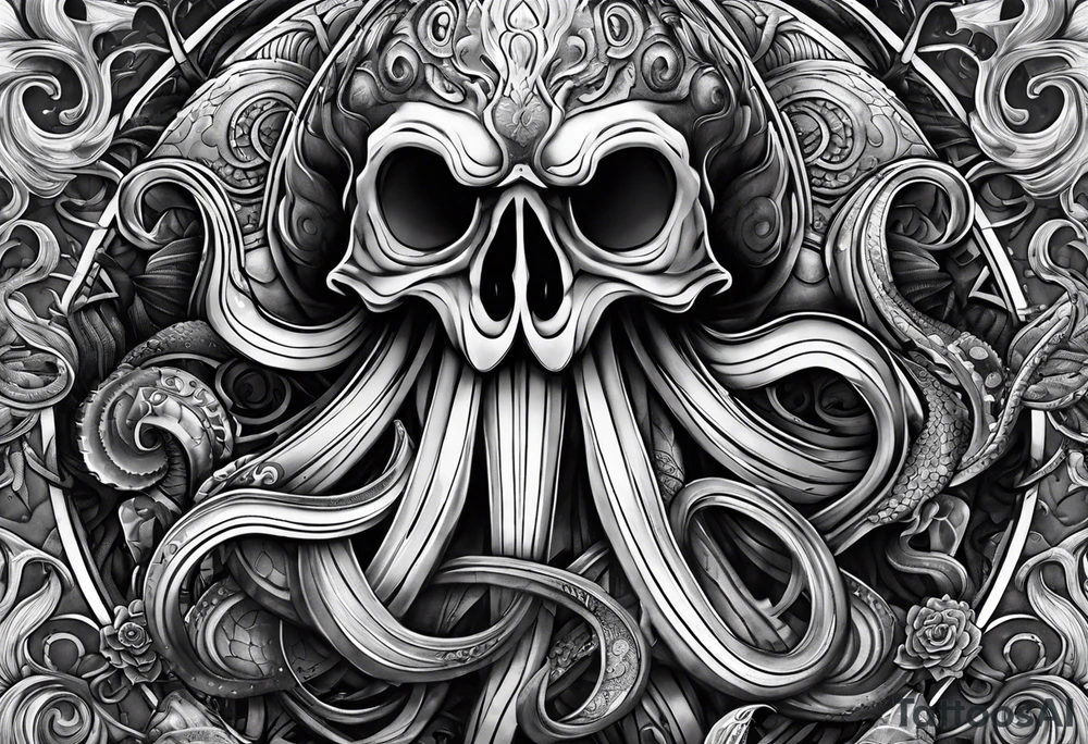 Kraken, up close, tattoo idea