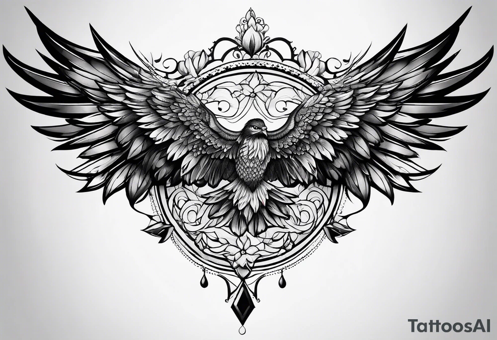 Wings tattoo idea