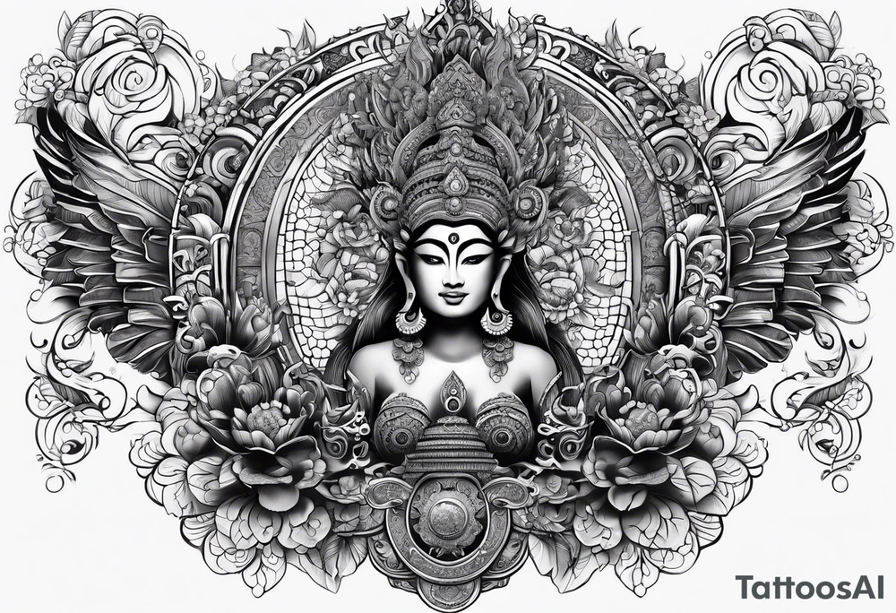 Bali gates to heaven tattoo idea