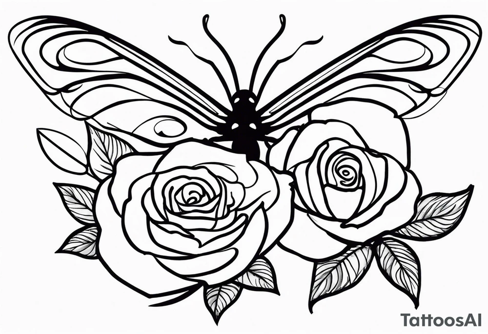 Rose, Virgo, dragon fly tattoo idea