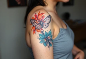 uma tatuagem que expresse a filosofia do bem e do mal tattoo idea