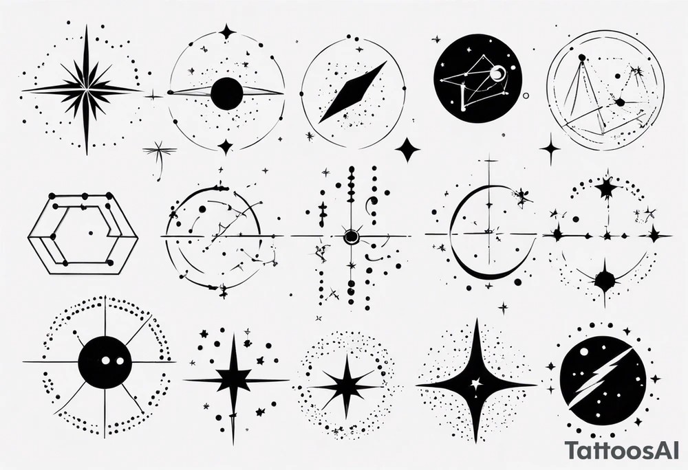 Constellation tattoo idea