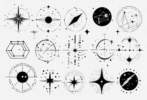 Constellation tattoo idea