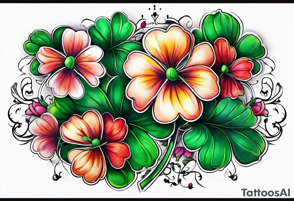 Clover and Pa tattoo idea