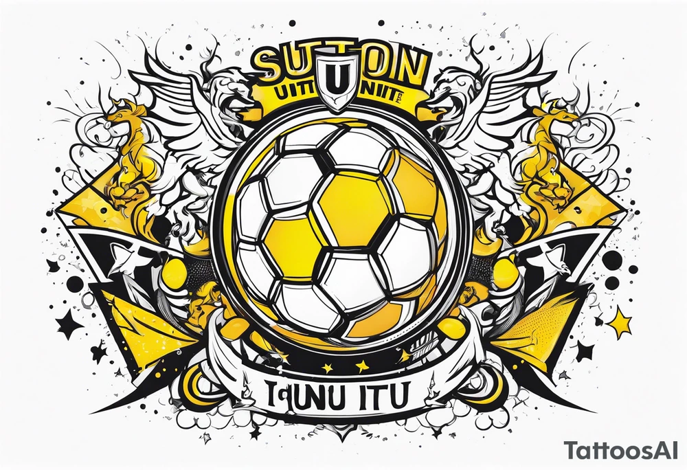 football, Sutton United tattoo idea