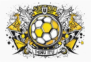 football, Sutton United tattoo idea