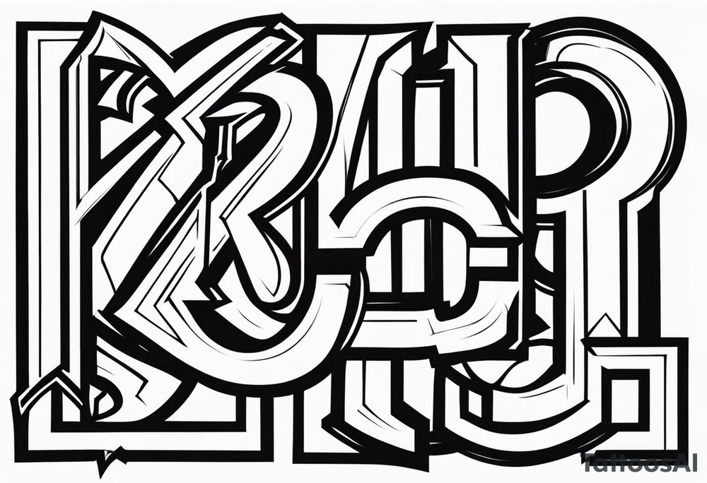 Initials JDM , JNM , JAG tattoo idea