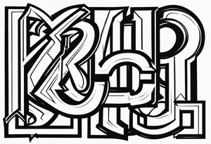Initials JDM , JNM , JAG tattoo idea