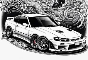 Nissan silvia S15 tattoo idea