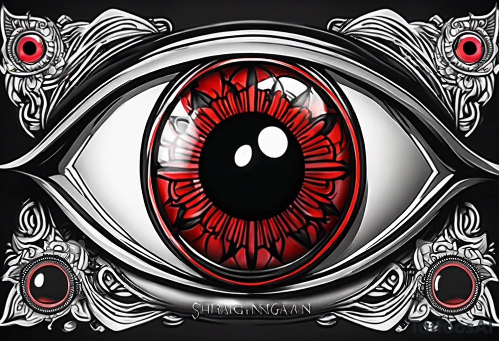 Sharingan eyes tattoo idea