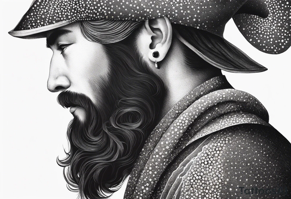 capricorn with beard tattoo idea