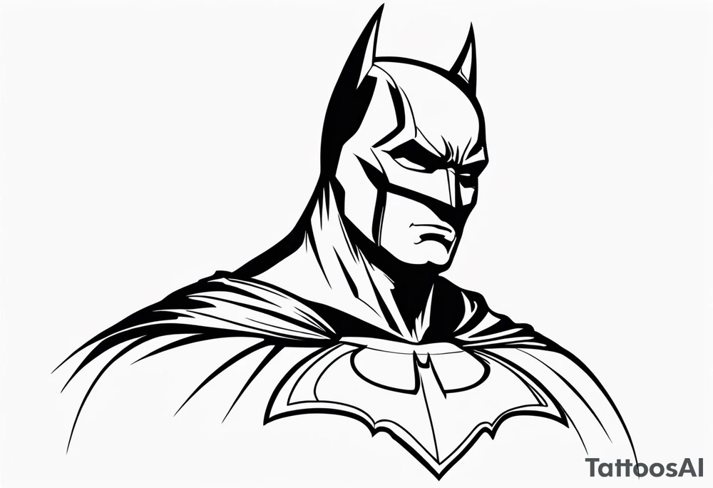 batman cowl tattoo idea