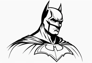 batman cowl tattoo idea
