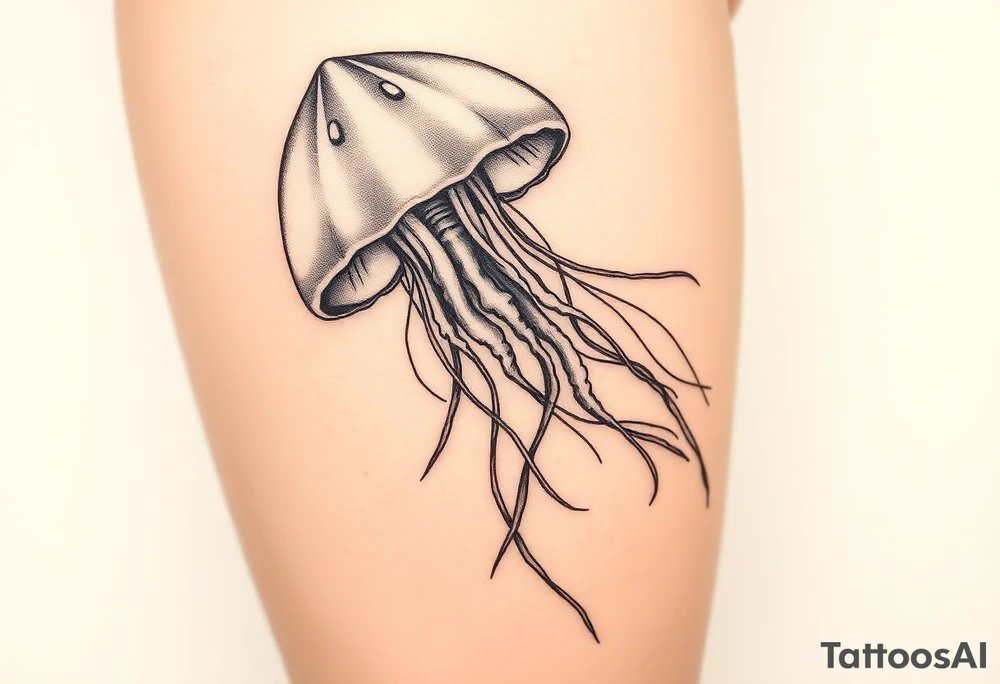 A big jellyfish tattoo tattoo idea