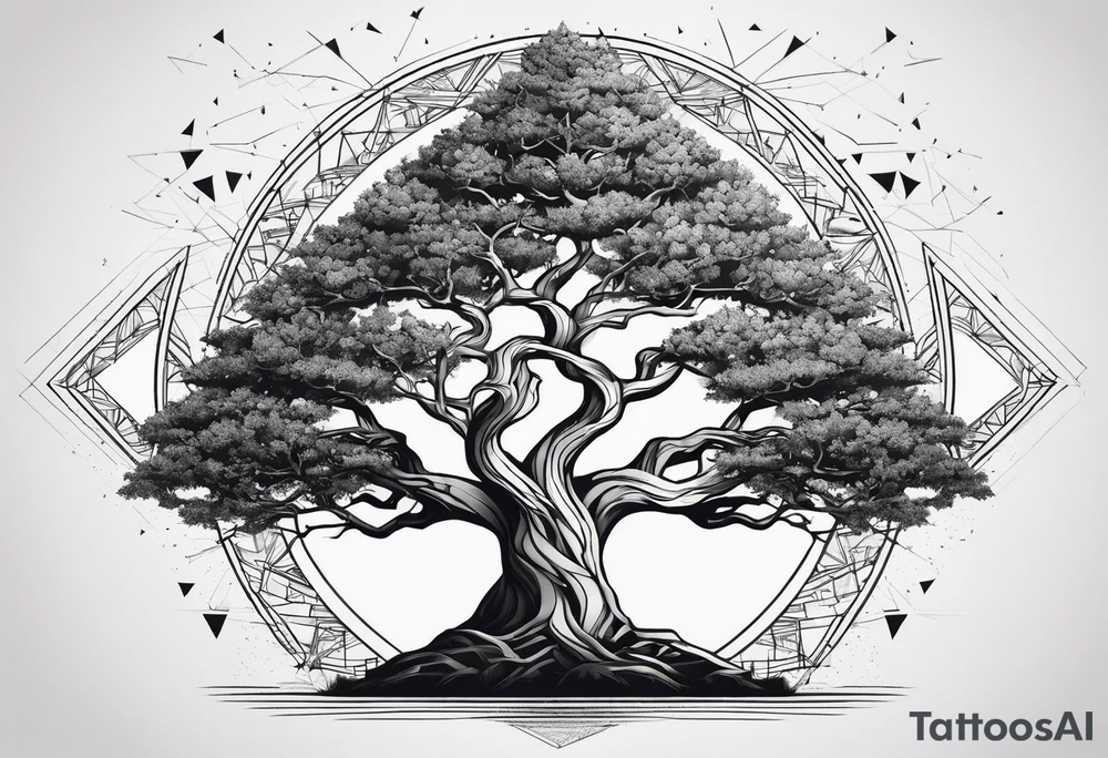 Yggdrasil tree with triangles set behind
No leaves on the tree tattoo idea Yggdrasil tree with triangles set behind
No leaves on the tree tattoo idea