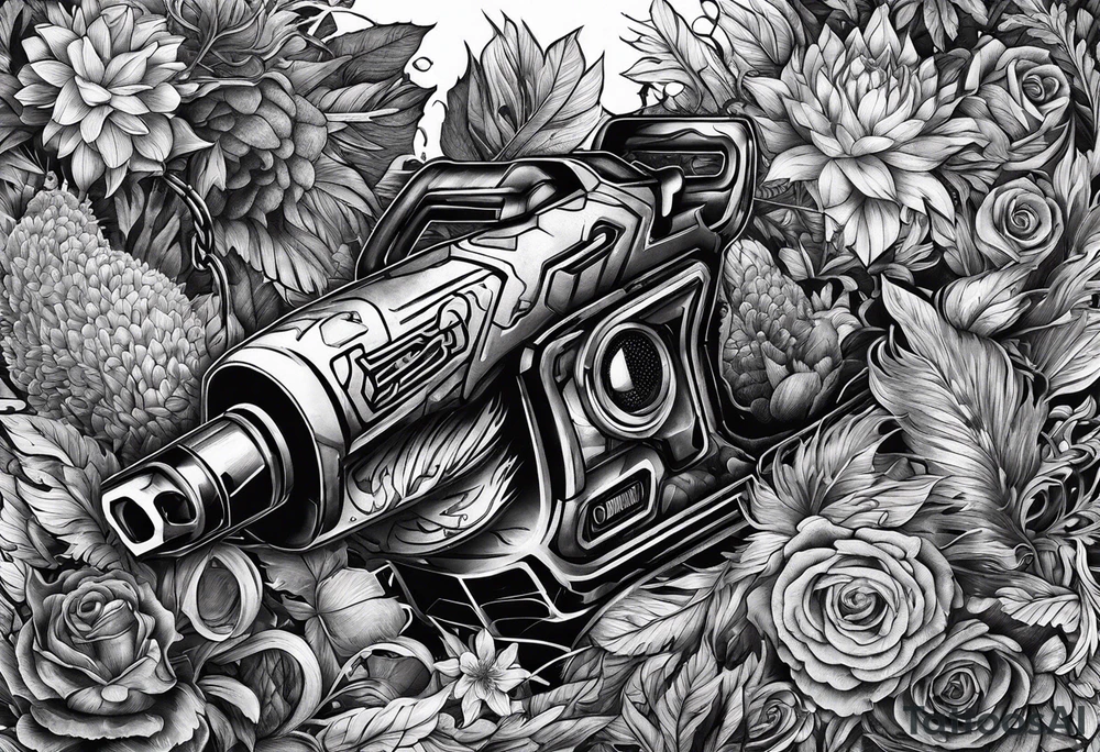 Chainsaw man tattoo idea
