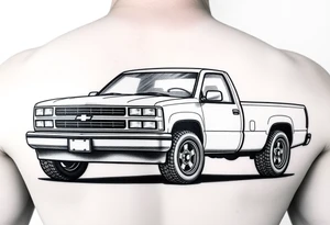 1993 Chevy Silverado 1500 tattoo idea
