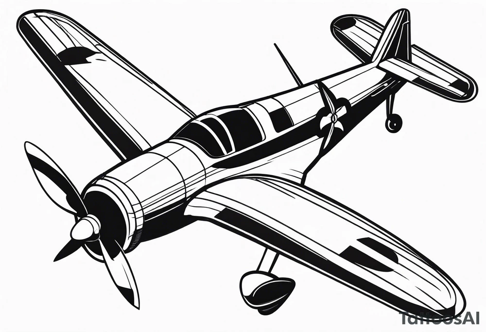 something relatable with propellers, racing boats tattoo idea