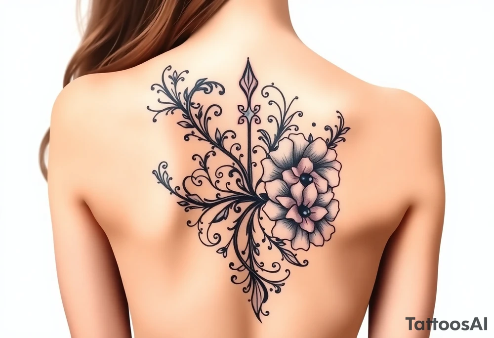 sexy pornstar 
girl tattoo idea