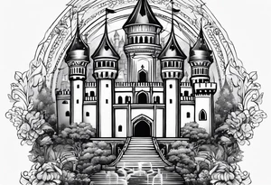castle tattoo idea