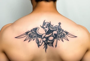 La dama de la justicia tattoo idea