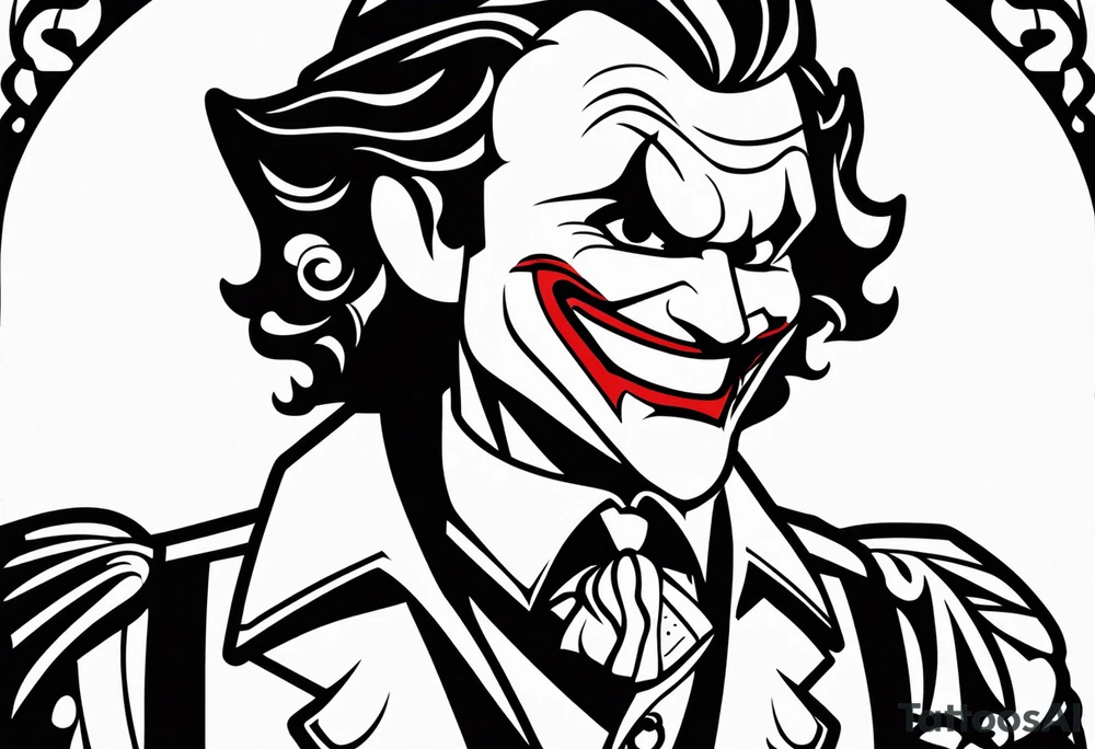 Lego joker tattoo idea