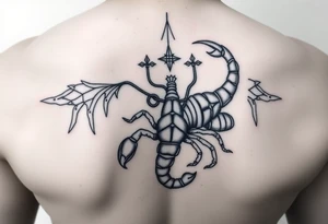 Virgo, Scorpio combine tattoo idea