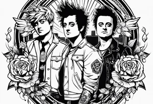 green day band tattoo tattoo idea