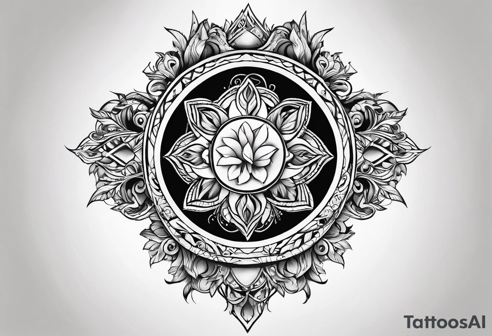 Flames to fash to frozen tundra tattoo idea