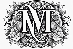 Tattoo eith alphabet satisfied tattoo idea