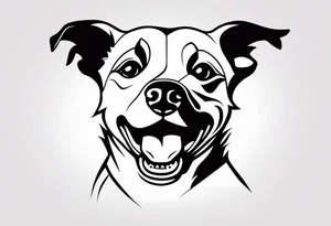 jack Russell growl tattoo idea