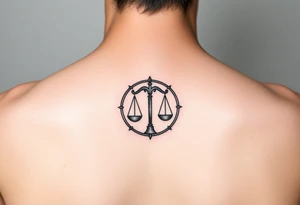 Angel Leonardo, signo zodiacal libra, circulo de música electrónica favorita tattoo idea