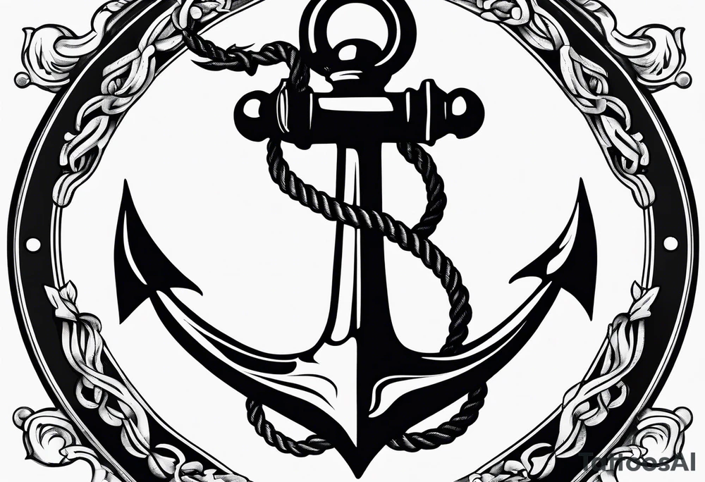 Anchor tattoo idea